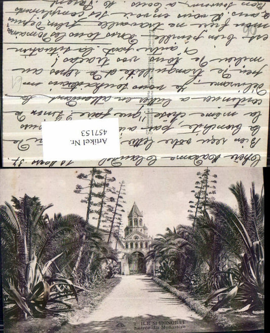 457153,Provence-Alpes-Cote-Azur Alpes-Maritimes Ile St-Honorat Monastere