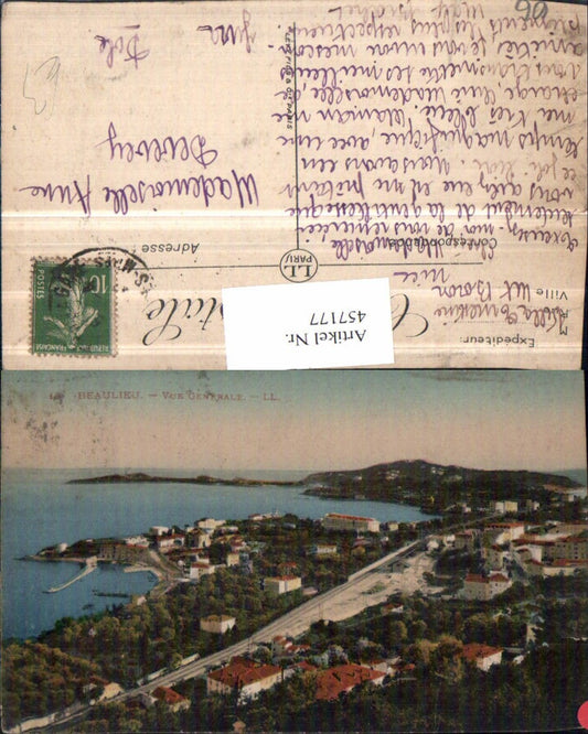 457177,Provence-Alpes-Cote-Azur Alpes-Maritimes Beaulieu Vue generale Totale