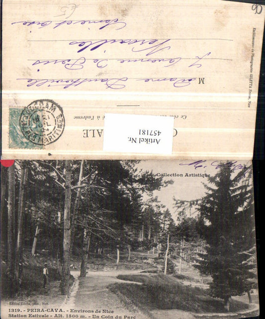 457181,Provence-Alpes-Cote-Azur Alpes-Maritimes Nice Nizza Peira-Cava Coin du Parc