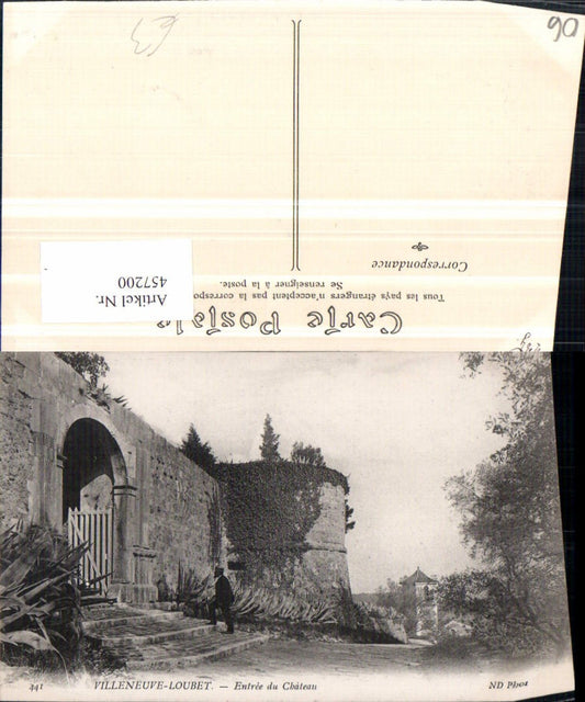 457200,Provence-Alpes-Cote-Azur Alpes-Maritimes Villeneuve-Loubet Chateau Schloss