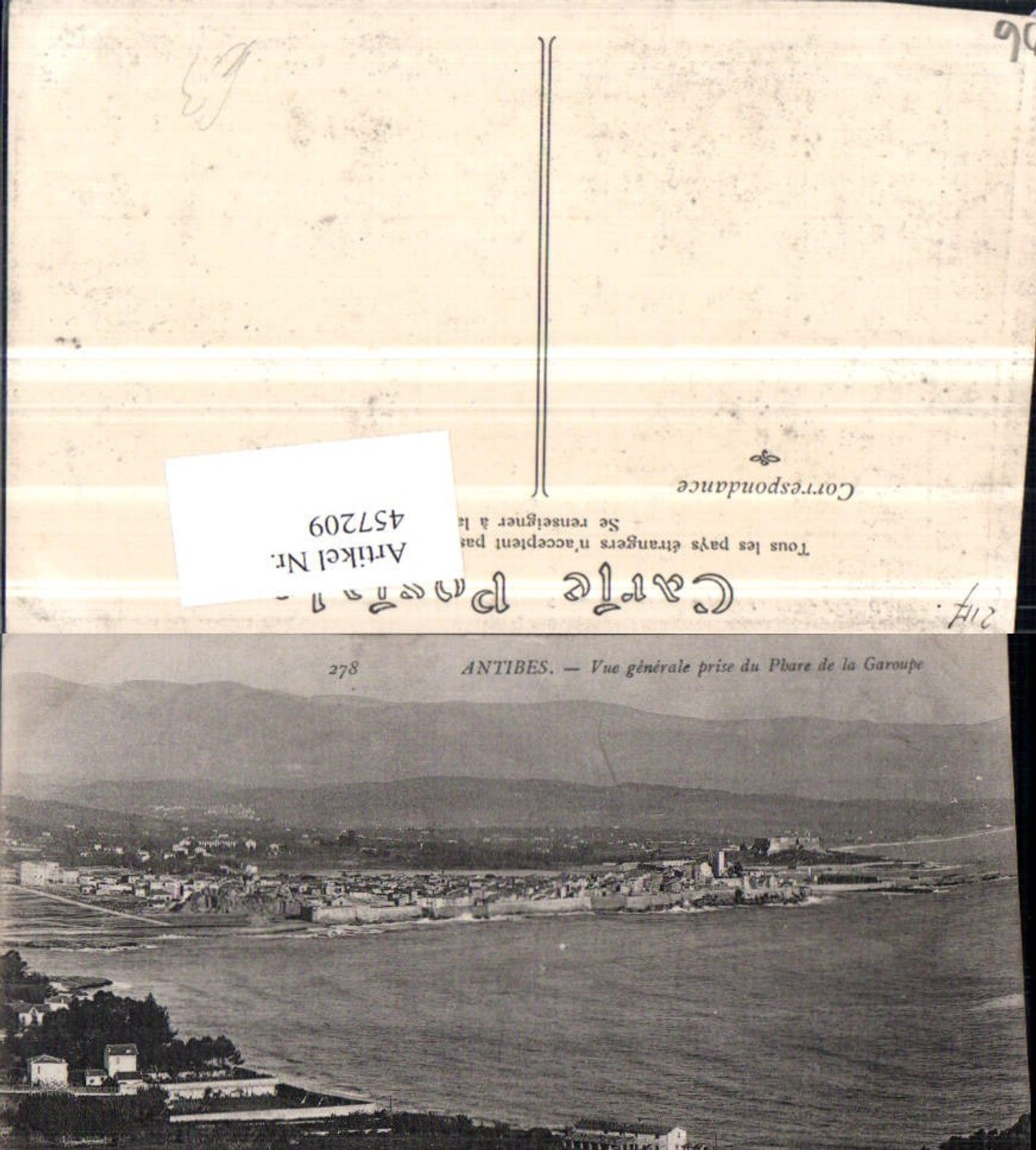 457209,Provence-Alpes-Cote-Azur Alpes-Maritimes Antibes Vue generale Totale