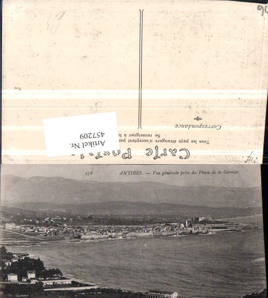 457209,Provence-Alpes-Cote-Azur Alpes-Maritimes Antibes Vue generale Totale