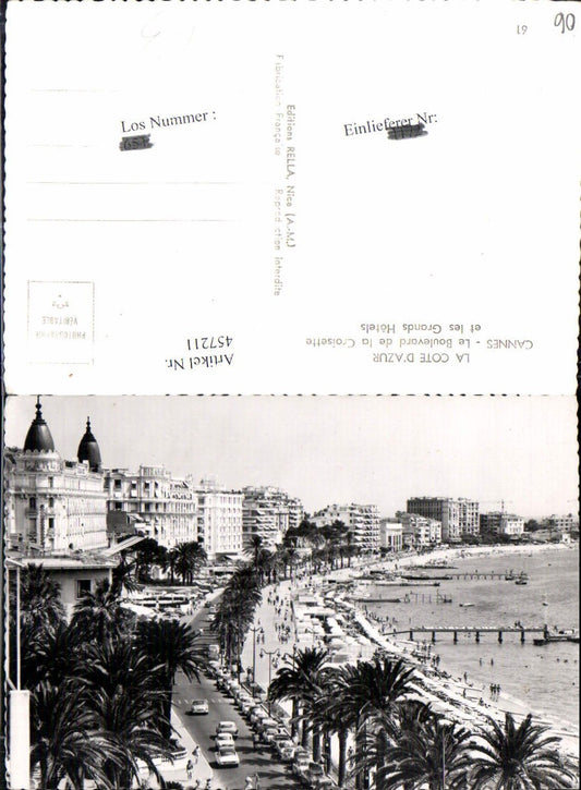 457211,Provence-Alpes-Cote-Azur Alpes-Maritimes Cannes Boulevard Croisette Strand