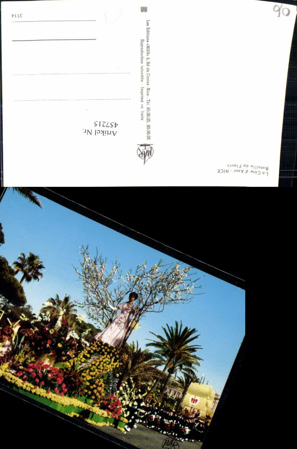 457215,Provence-Alpes-Cote-Azur Alpes-Maritimes Nice Nizza Bataille Fleurs Parade