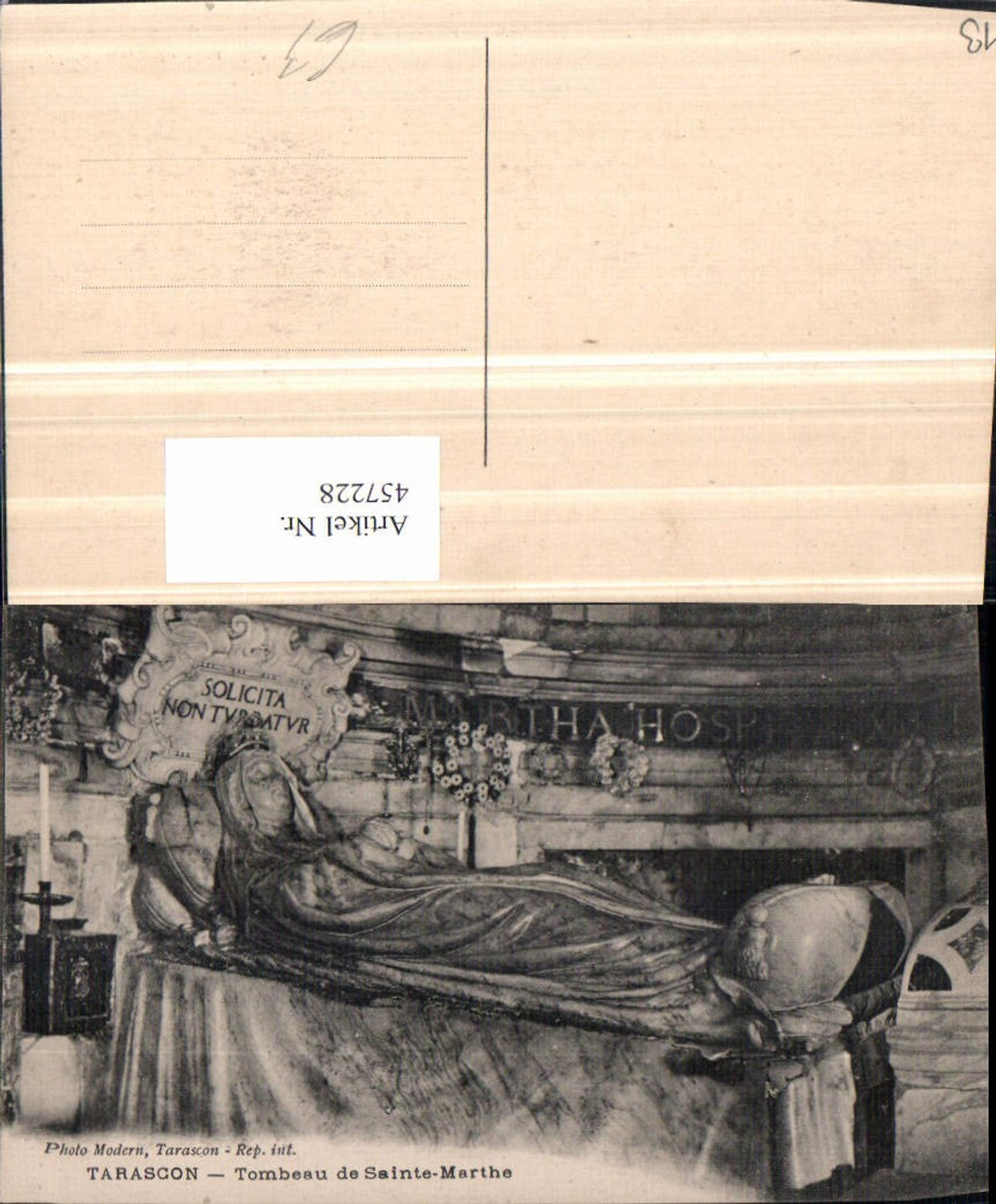 457228,Provence-Alpes-Cote-Azur Bouches-du-Rhone Tarascon Tombeau Sainte-Marthe
