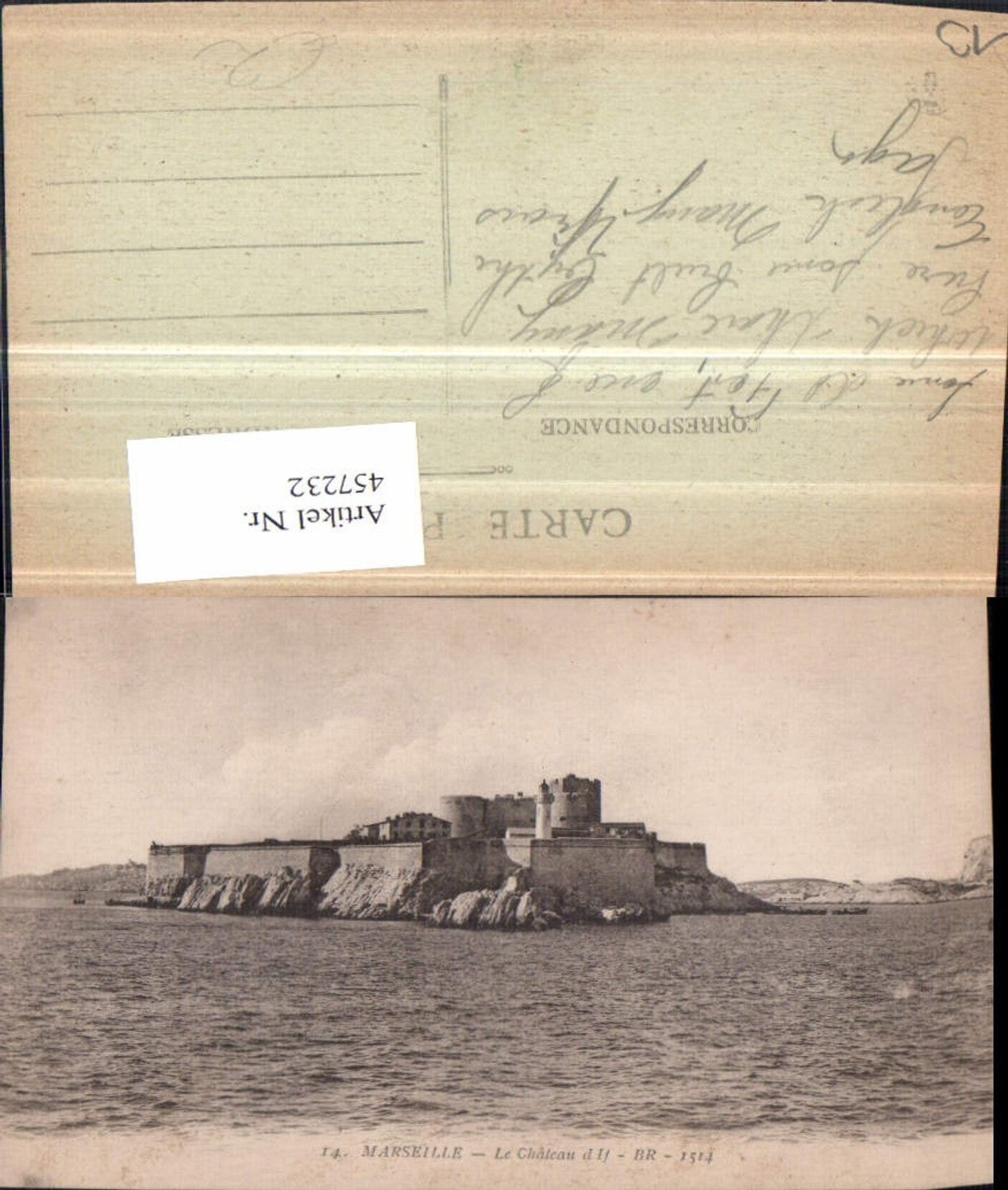 457232,Provence-Alpes-Cote-Azur Bouches-du-Rhone Marseille Chateau If Festung