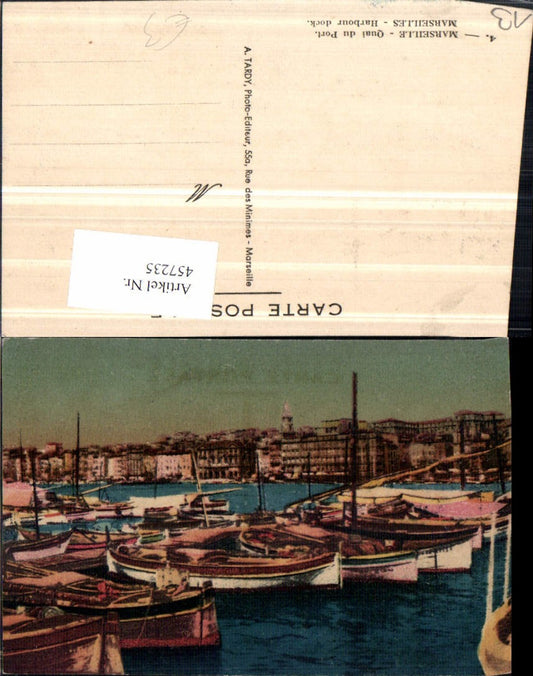 457235,Provence-Alpes-Cote-Azur Bouches-du-Rhone Marseille Quai du Port Hafen