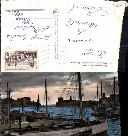 457251,Provence-Alpes-Cote-Azur Bouches-du-Rhone Marseille Port Hafen Boote