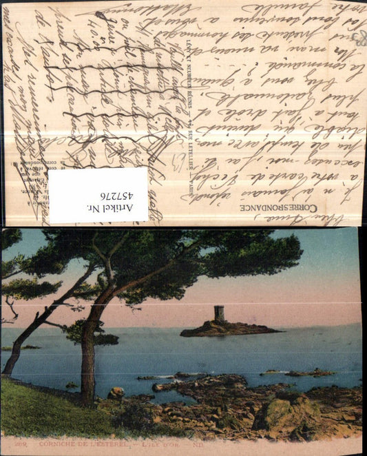 457276,Provence-Alpes-Cote-Azur Var Corniche de Esterel Ile d'Or Insel Küste
