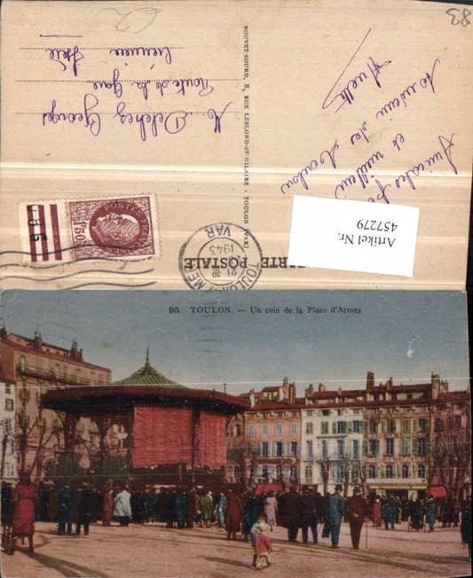 457279,Provence-Alpes-Cote-Azur Var Toulon Place Armes Platz Pavillon