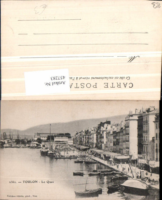 457283,Provence-Alpes-Cote-Azur Var Toulon Quai Hafen Boote