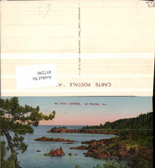 457290,Provence-Alpes-Cote-Azur Var L'Esterel Le Trayas Küste