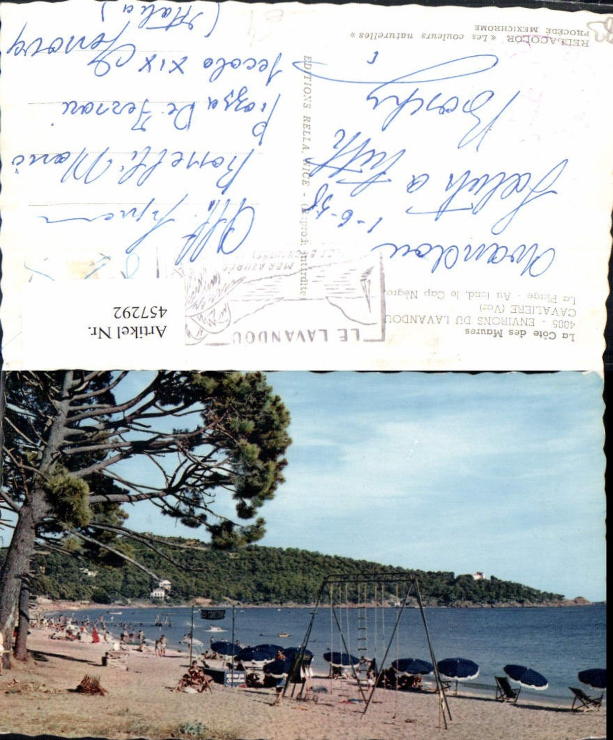 457292,Provence-Alpes-Cote-Azur Var Lavandou Cavaliere Plage Strand Schaukel