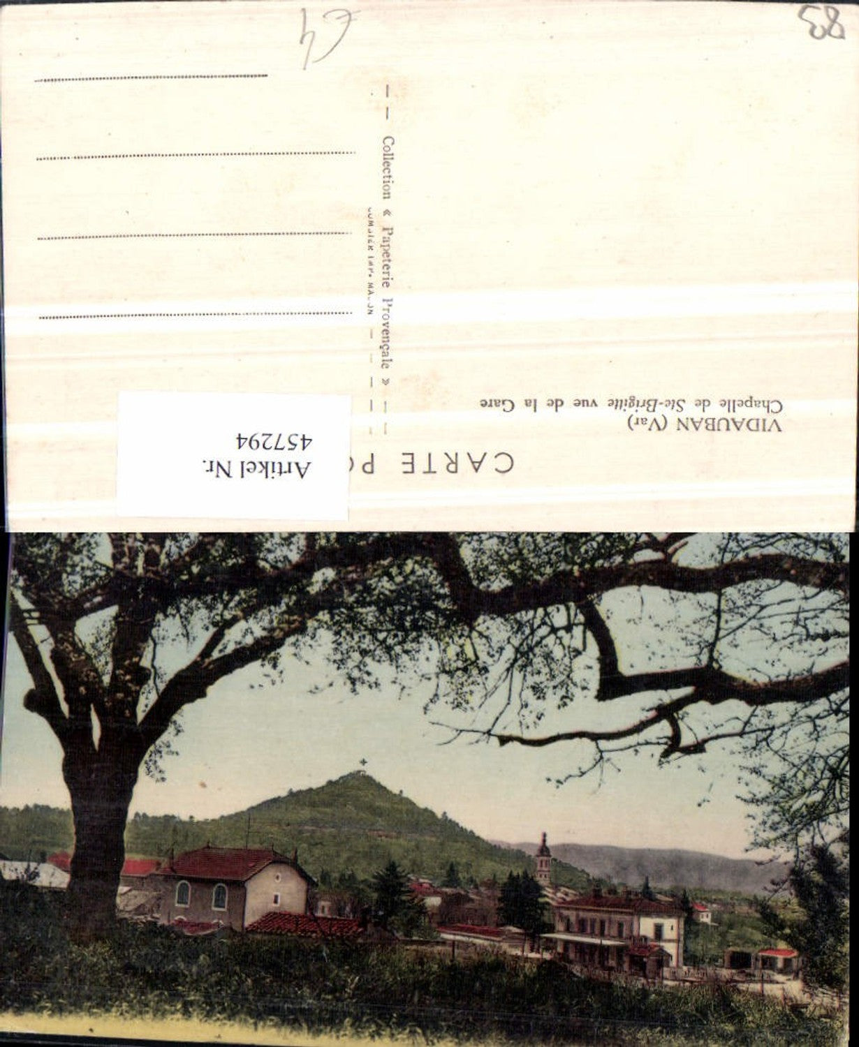 457294,Provence-Alpes-Cote-Azur Var Vidauban Chapelle Ste-Brigitte Bahnhof