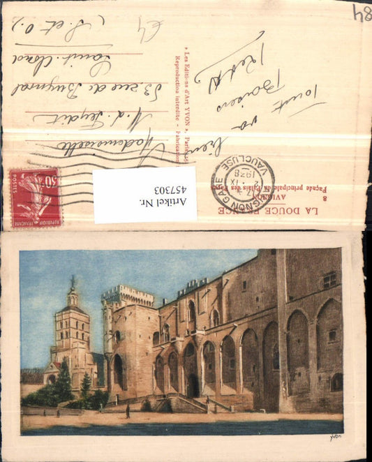 457303,Provence-Alpes-Cote-Azur Vaucluse Avignon Palais Papes Palast