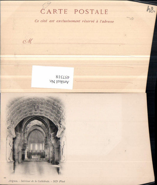457318,Provence-Alpes-Cote-Azur Vaucluse Avignon Interieur de la Cathedrale Kirche