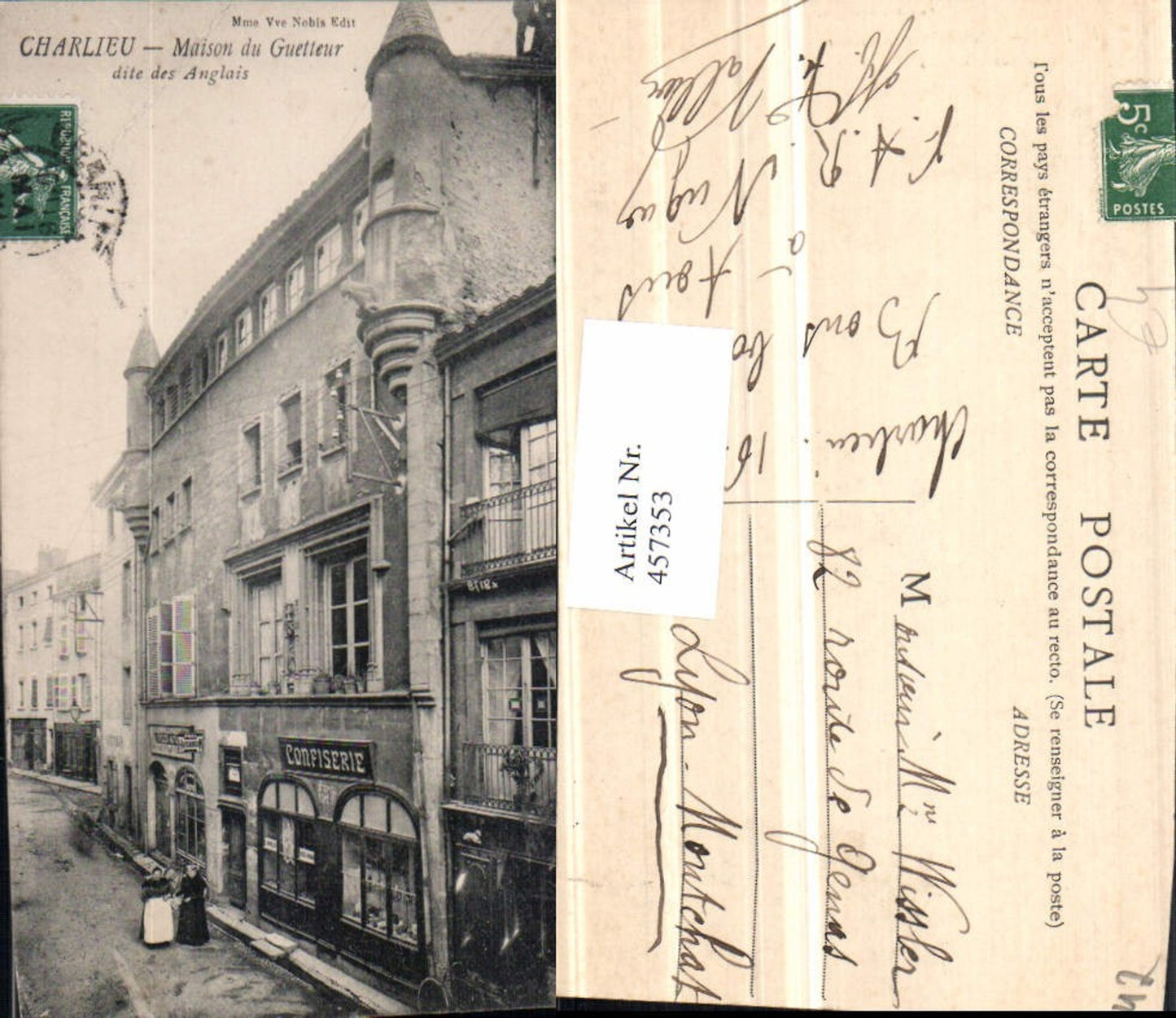 457353,Rhone-Alpes Loire Charlieu Maison du Guetteur Confiserie