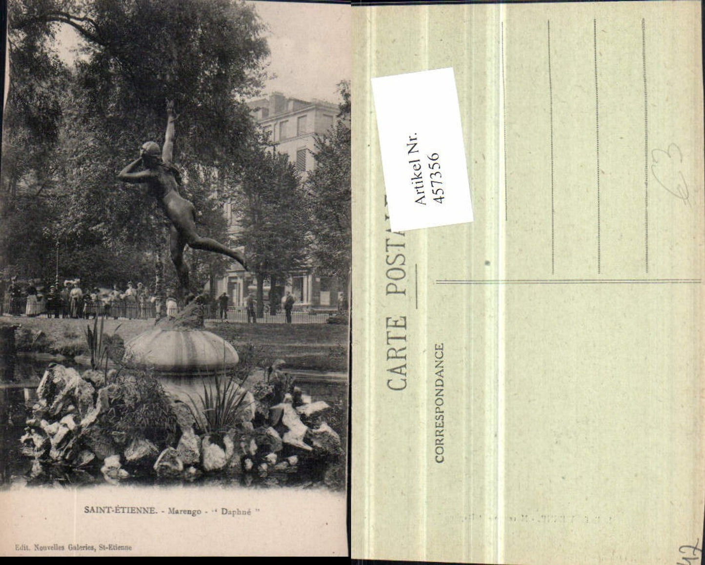 457356,Rhone-Alpes Loire Saint-Etienne Marengo Daphne Statue