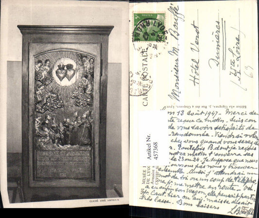 457368,Rhone-Alpes Rhone Lyon Musee des Hospices Civils Amoire Amor