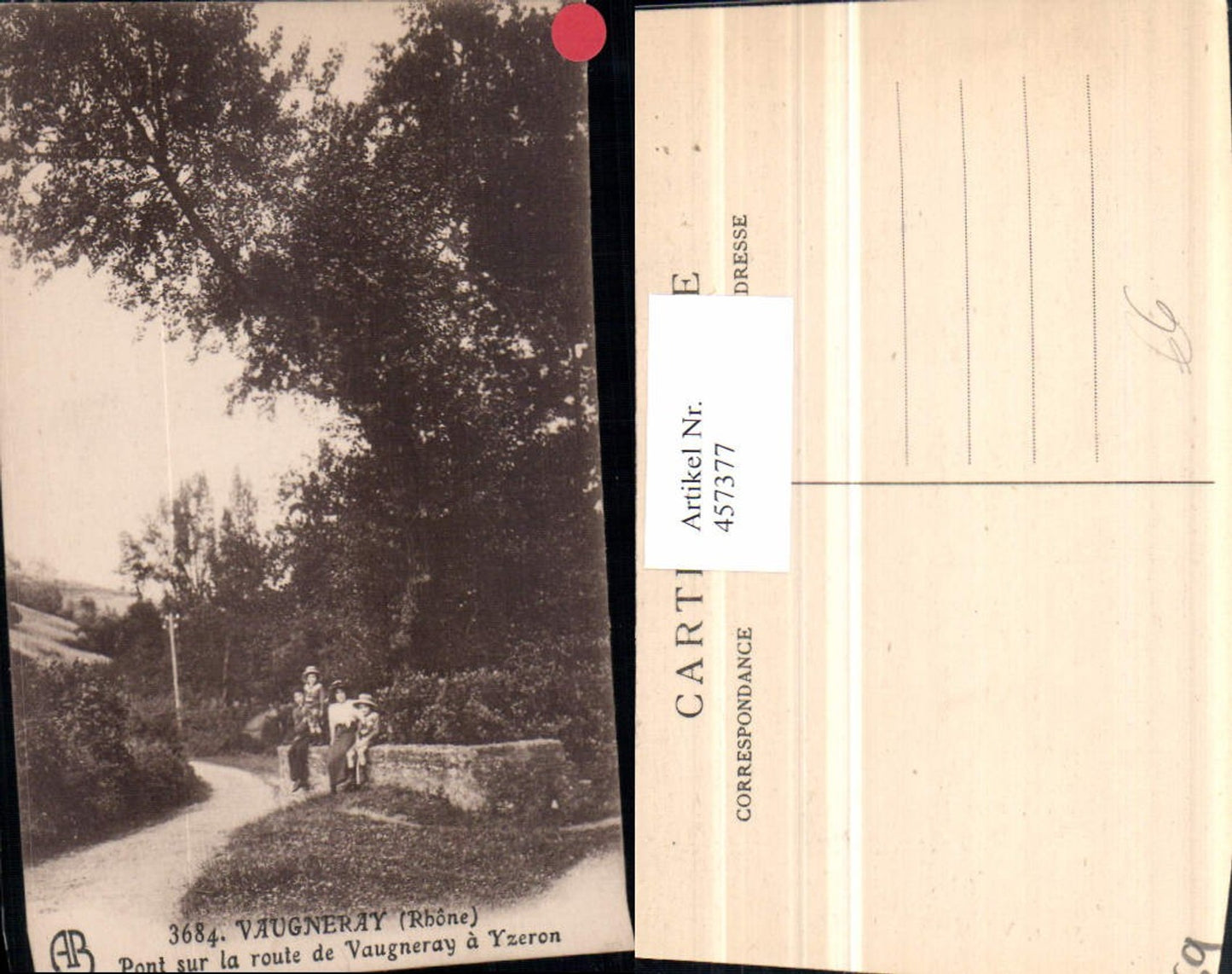 457377,Rhone-Alpes Rhone Vaugneray Pont sur la route Vaugneray a Yzeron
