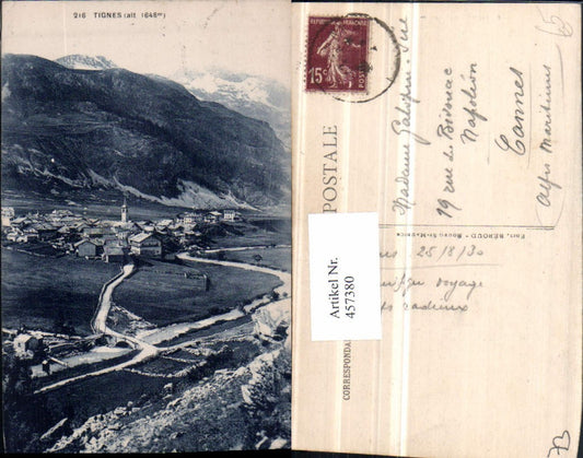 457380,Rhone-Alpes Savoie Tignes Totale Bergkulisse