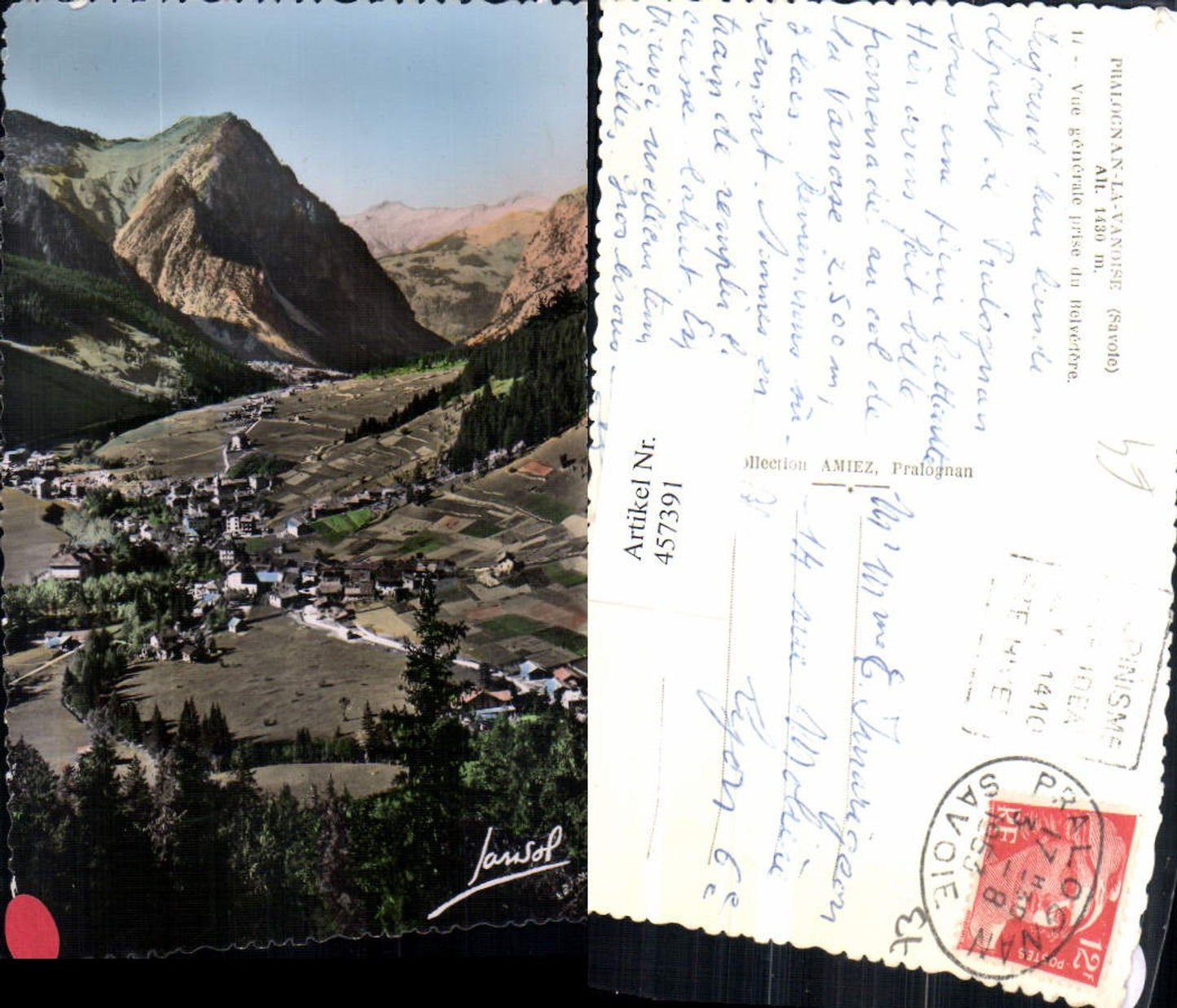 457391,Rhone-Alpes Savoie Pralognan-laVanoise Vue generale Totale