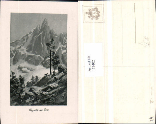 457402,Künstler AK Splitgerber Rhone-Alpes Haute-Savoie Aiguille Bergkulisse