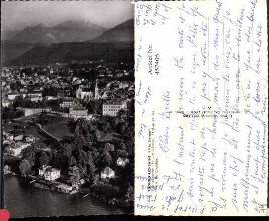 457405,Rhone-Alpes Haute-Savoie Thonon-les-Bains Vue generale Totale