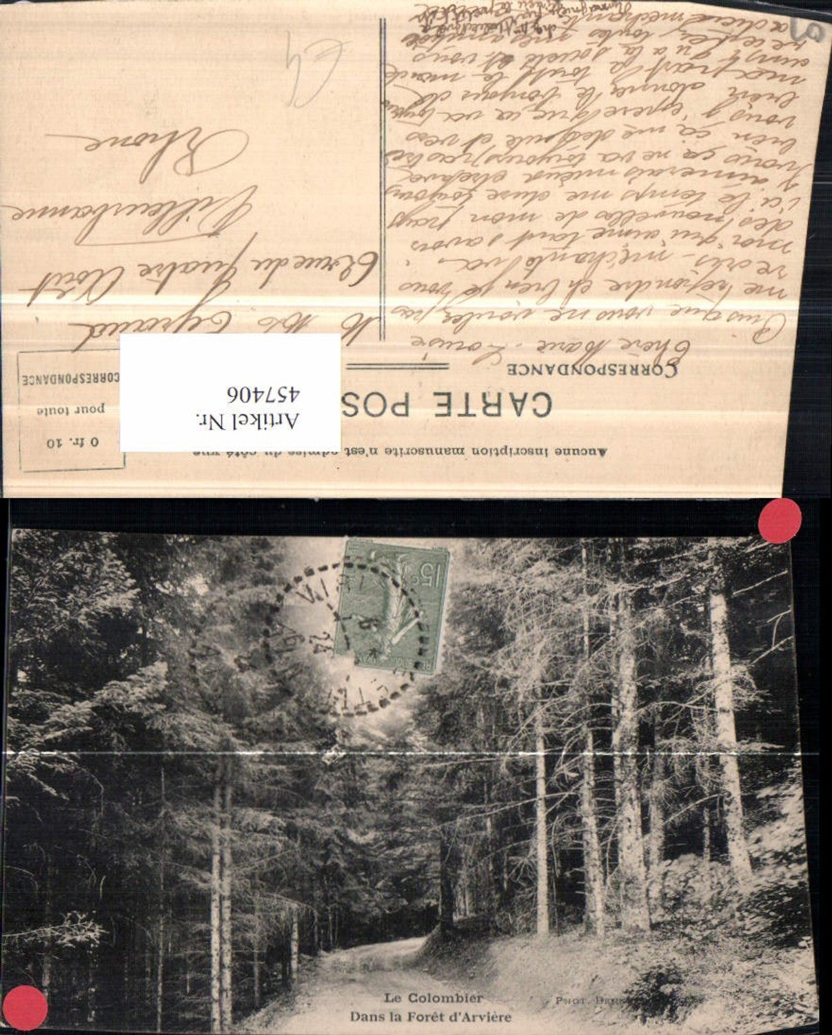 457406,Rhone-Alpes Ain Colombier Dans le Foret Arviere Wald