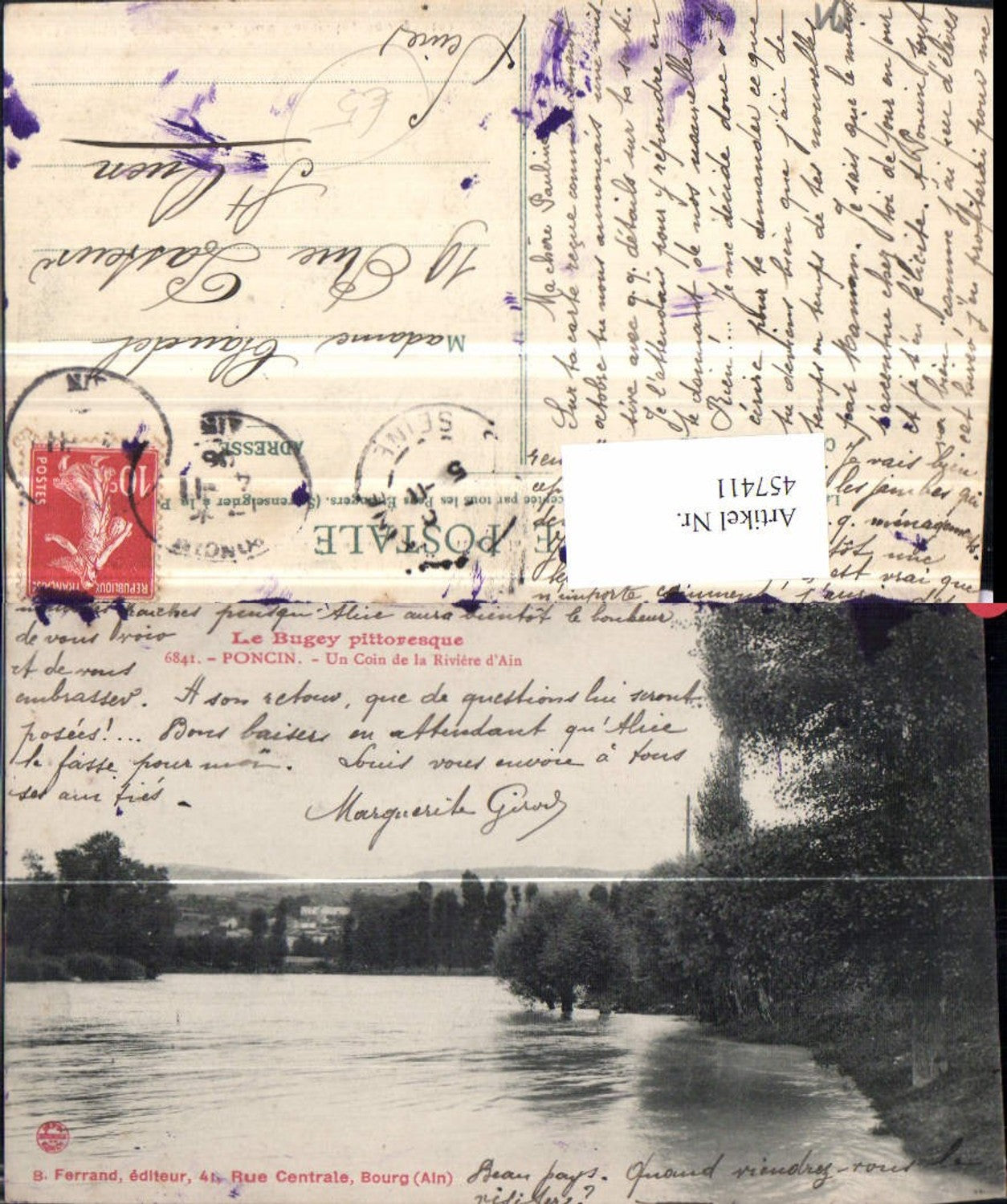 457411,Rhone-Alpes Ain Poncin Riviere d'Ain Fluss