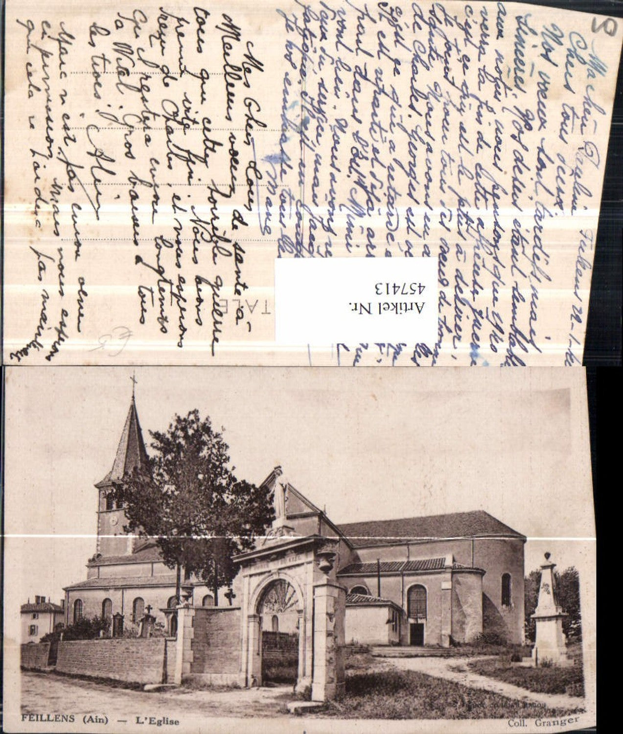 457413,Rhone-Alpes Ain Feillens Eglise Kirche