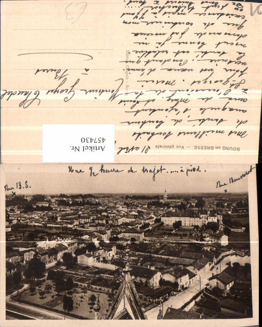 457430,Rhone-Alpes Ain Bourg-en-Bresse Vue generale Totale