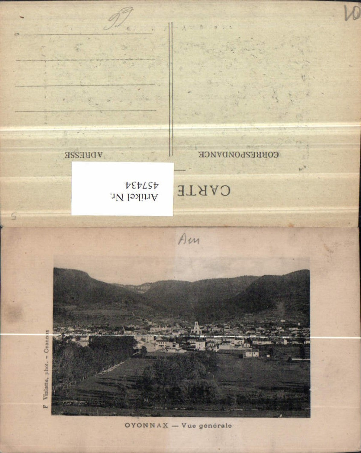 457434,Rhone-Alpes Ain Oyonnax Vue generale Totale