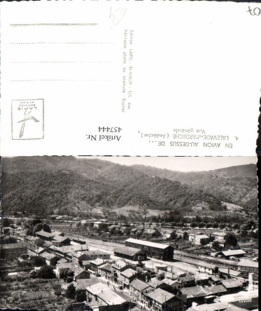457444,Rhone-Alpes Ardeche Lalevade-d'Ardeche Vue generale Totale Bahnhof