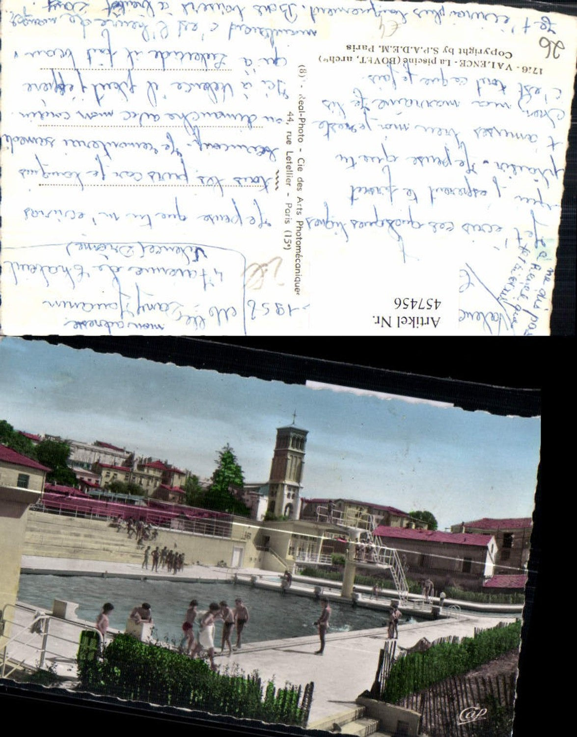 457456,Rhone-Alpes Drome Valence La piscine Schwimmbad Freibad