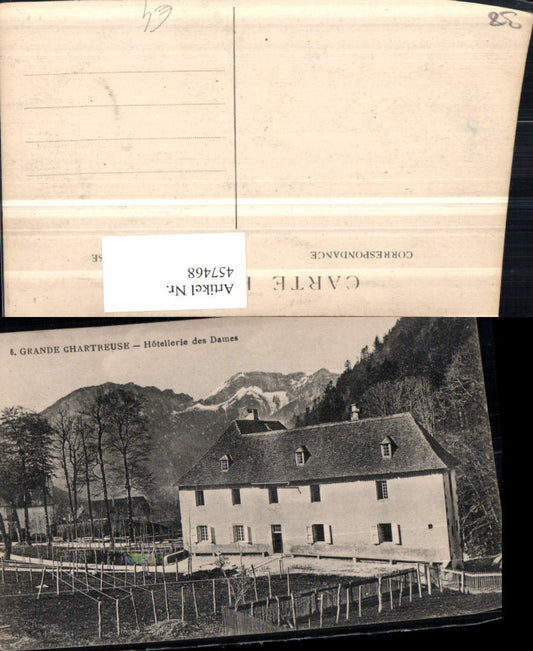 457468,Rhone-Alpes Isere Grande Chartreuse Hotellerie des Dames