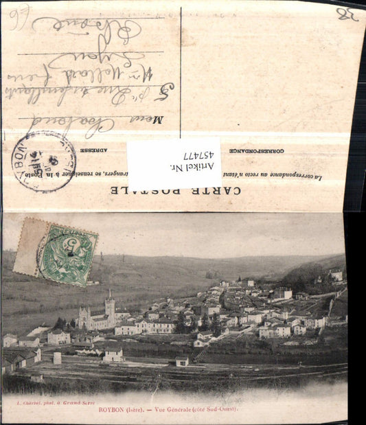 457477,Rhone-Alpes Isere Roybon Vue Generale Totale