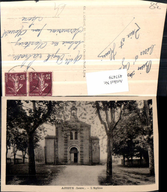 457479,Rhone-Alpes Isere Azieux Eglise Kirche
