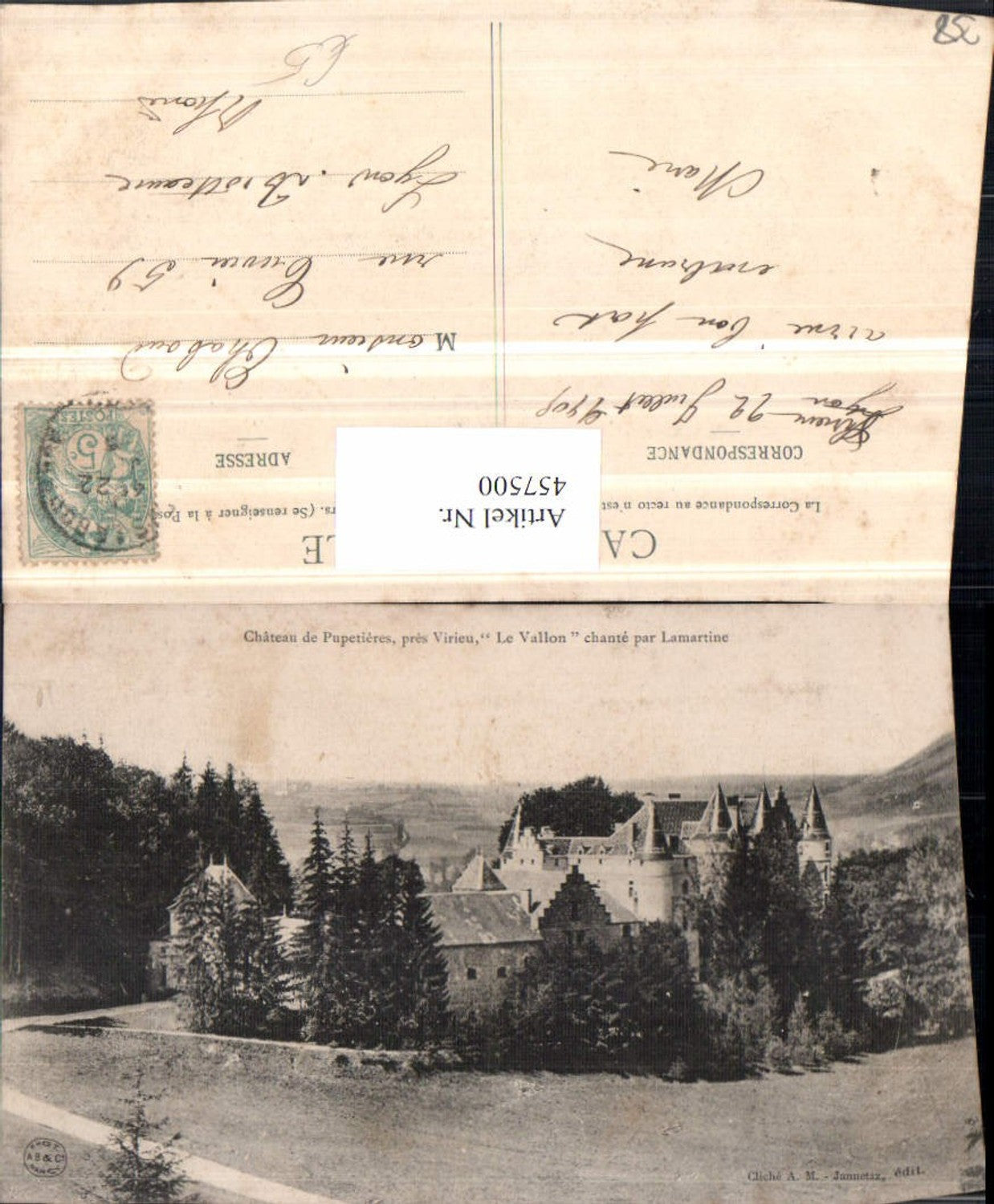 457500,Rhone-Alpes Isere Chateau de Pupetieres pres Virieu Schloss