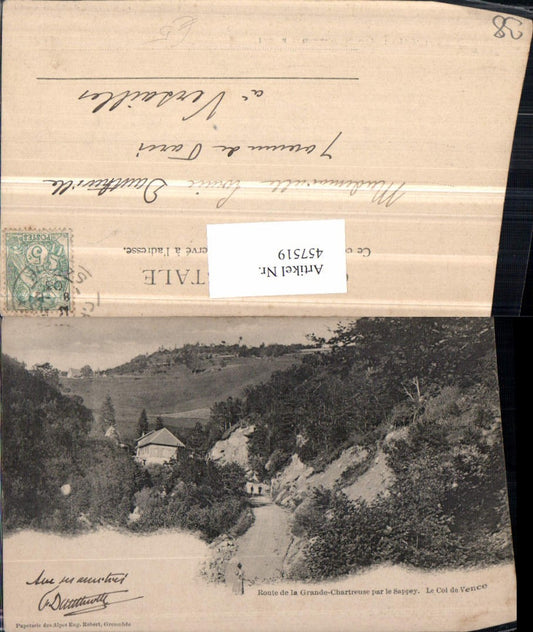 457519,Rhone-Alpes Isere Route de la Grande Chartreuse par le Sappey
