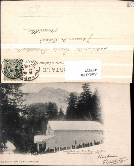 457537,Rhone-Alpes Isere Grande Chartreuse Notre-Dame de Casalibus Kirche