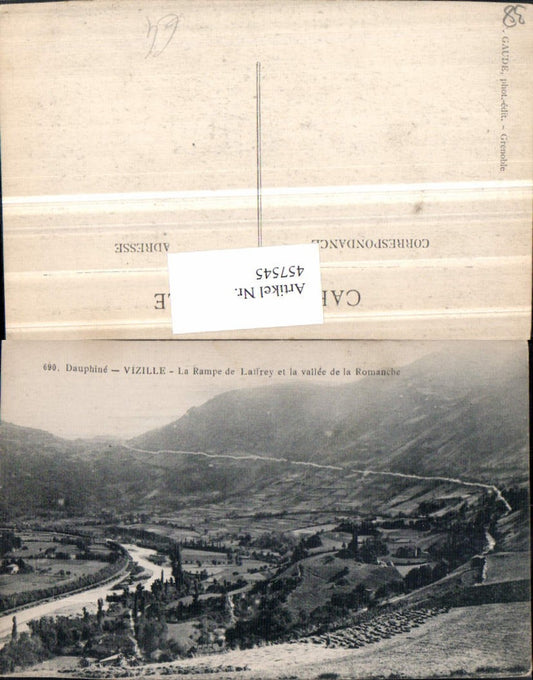 457545,Rhone-Alpes Isere Vizille Rampe de Laffrey Landschaft