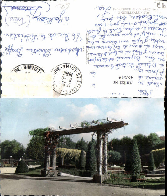 457549,Rhone-Alpes Loire St-Etienne Jardin du Rond-Point Garten