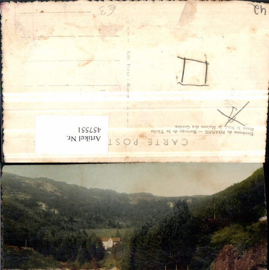 457551,Rhone-Alpes Loire Roanne Barrage de la Tache Talsperre