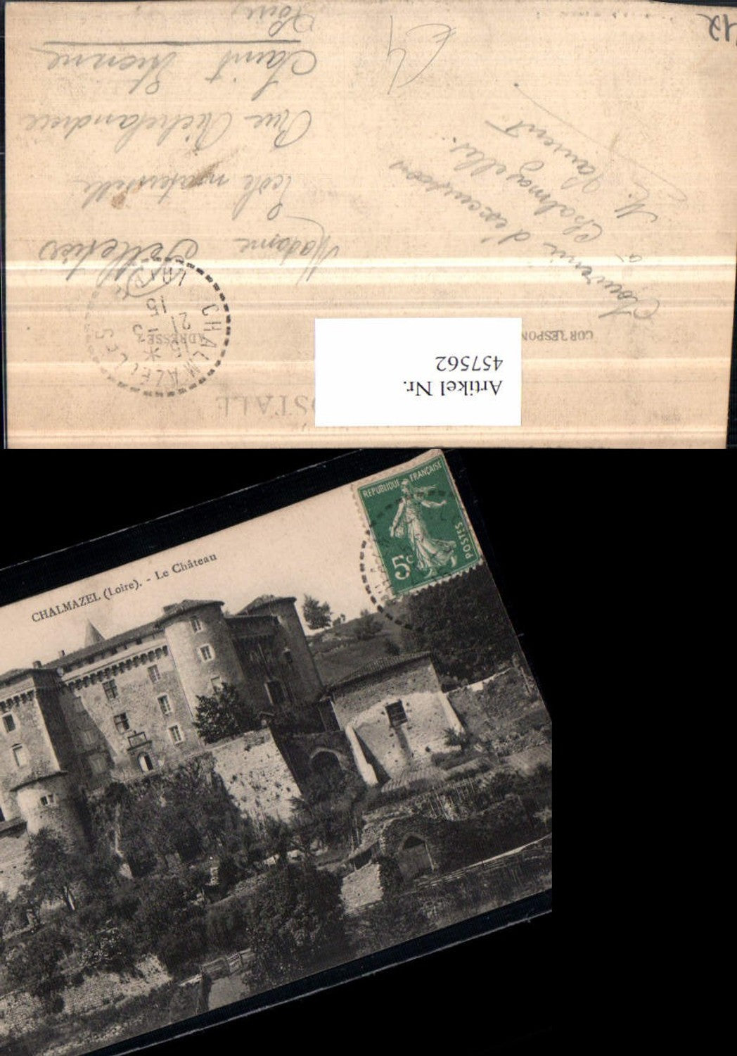 457562,Rhone-Alpes Loire Chalmazel Le Chateau Schloss