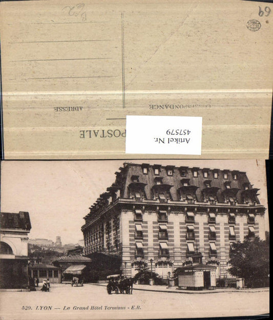 457579,Rhone-Alpes Rhone Lyon Grand Hotel Terminus