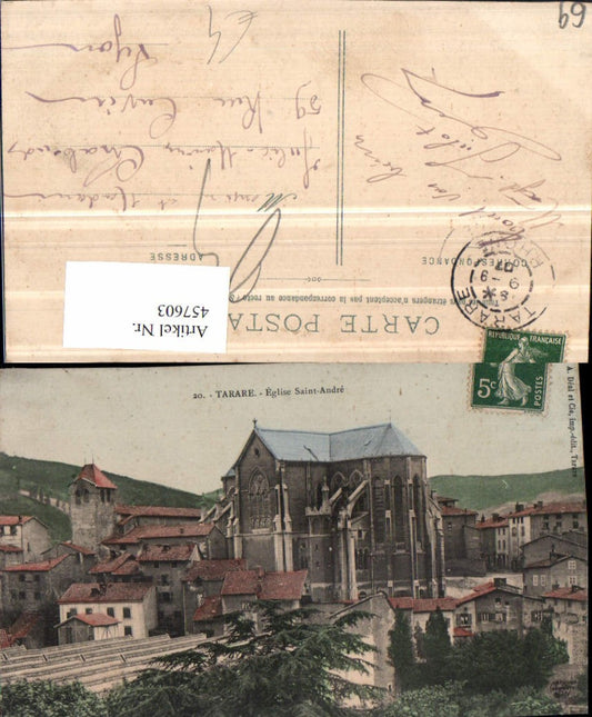 457603.Rhone-Alpes Rhone Tarare Eglise Saint-Andre Kirche