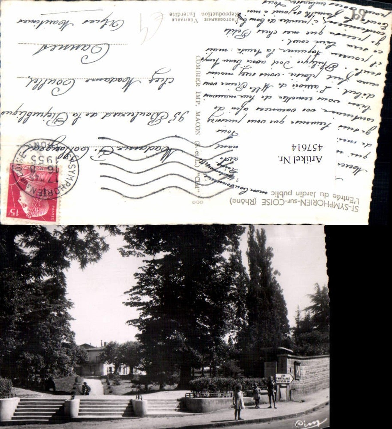 457614.Rhone-Alpes Rhone St-Symphorien-sur-Coise Jardin public Park