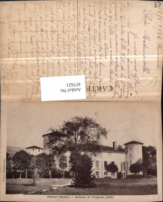 457621.Rhone-Alpes Rhone Poule Chateau de Fougeres Schloss