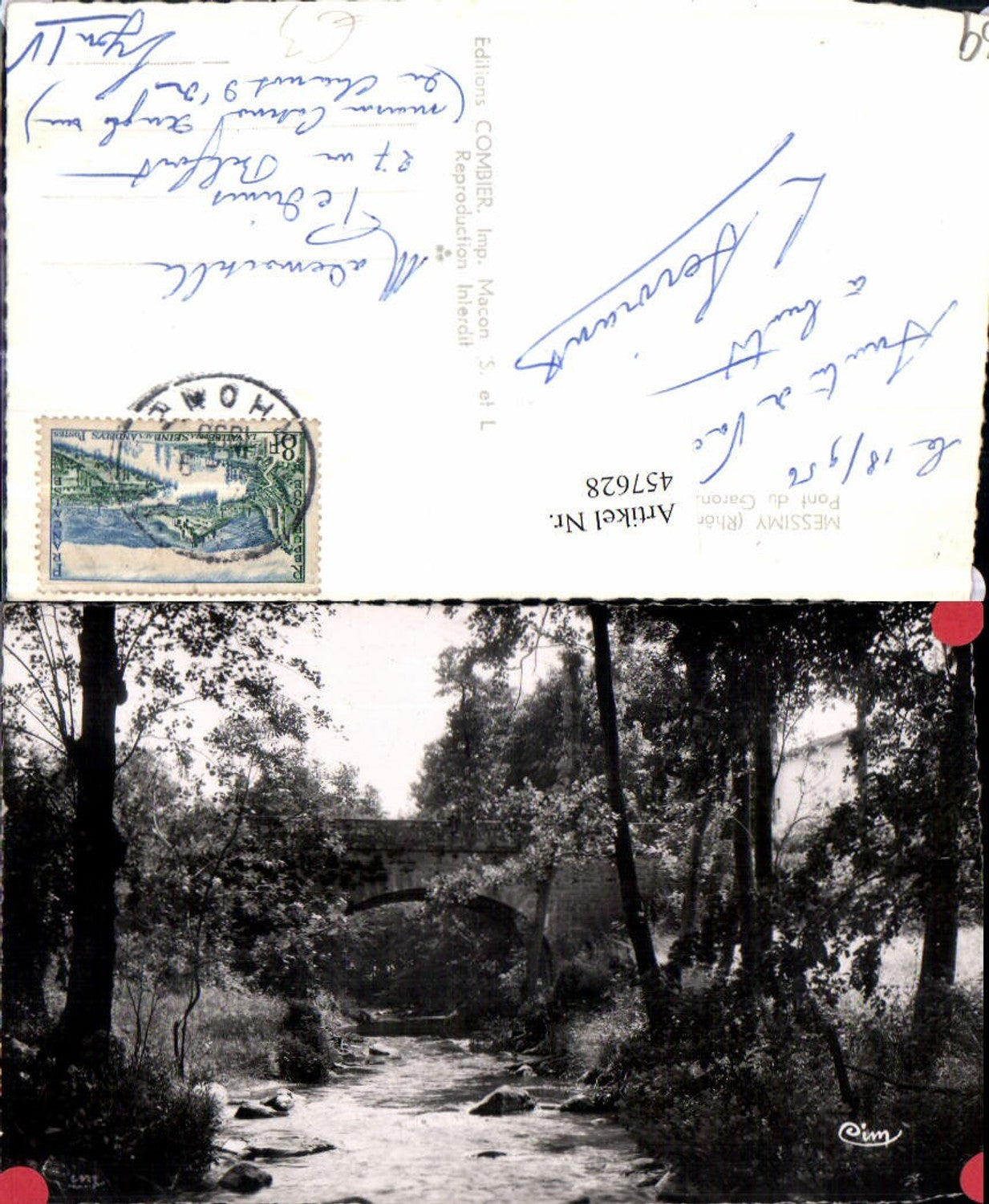 457628.Rhone-Alpes Rhone Messimy Pont du Garon Brücke